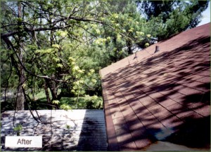 After LeavesOut Gutter Cover Installation