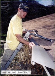 LeavesOut Gutter Cover Installation Technique