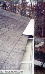 LeavesOut Gutter Cover Installation on High Gutters